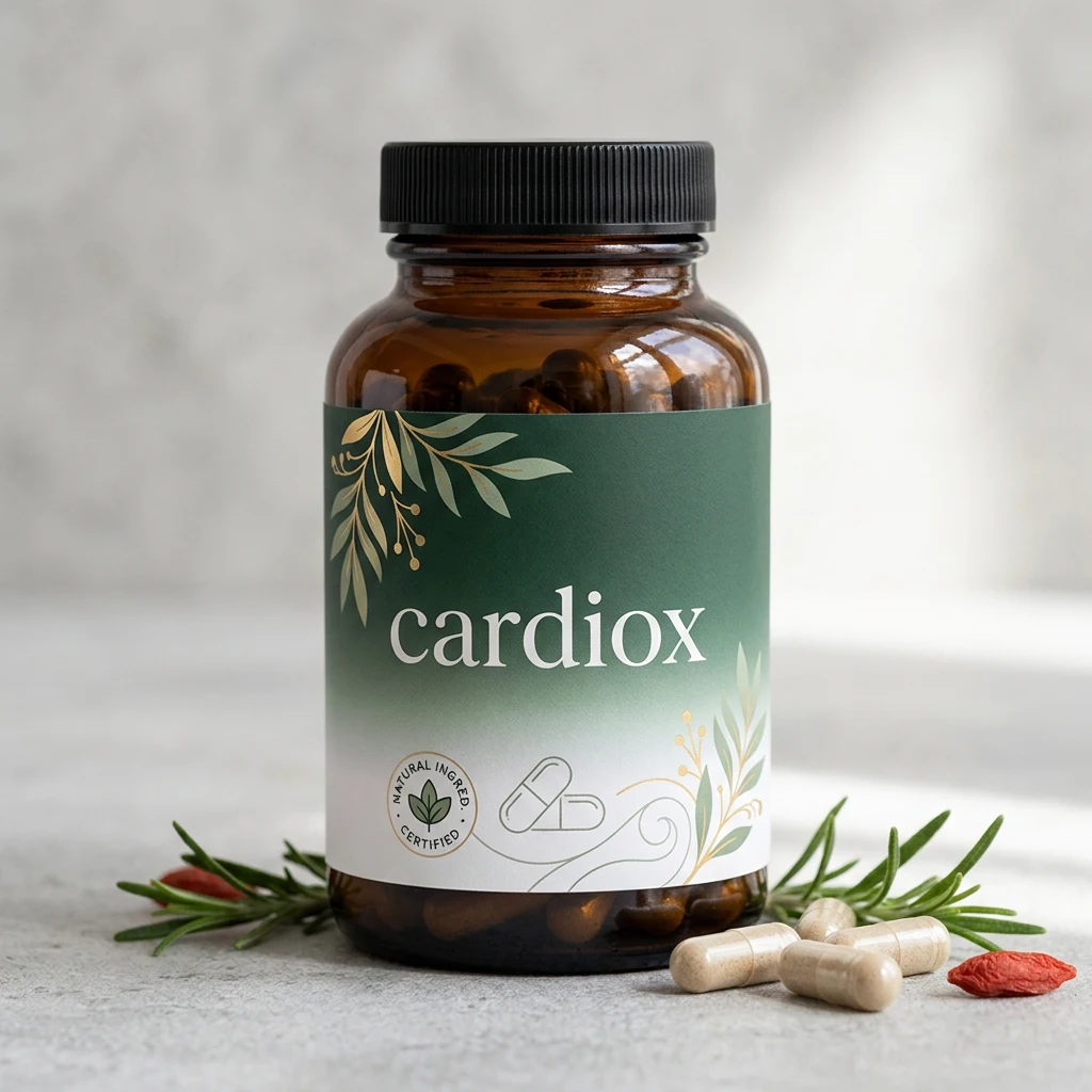 CardioX heart health capsules jar by Anchor Brook Nutrition, 60 capsules